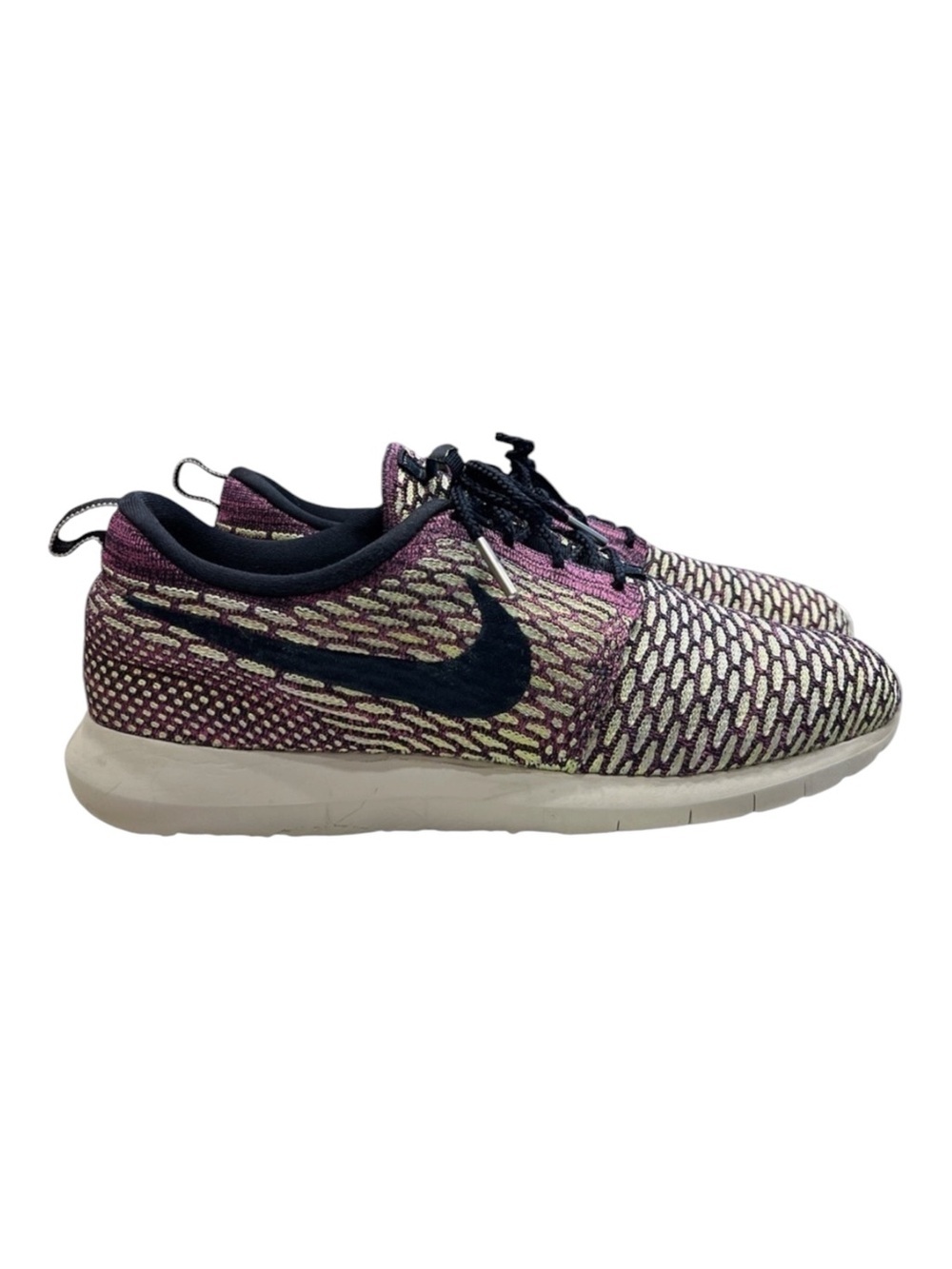 NIKE Roshe Run One Flyknit Multi Color Rainbow Size 11.5